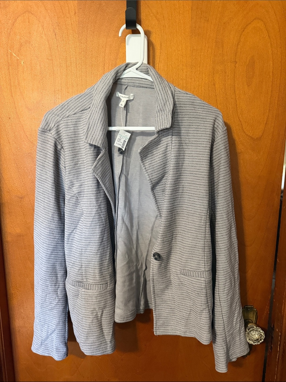 Maurices Women's Gray Textured Blazer